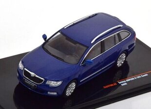 Skoda superb II 3T Station Wagon 2008 Blue Metallic IXO 1:43 CLC470N цена и информация | Коллекционные модели автомобилей | pigu.lt