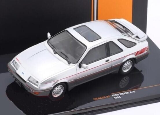 Kolekcinis modeliukas Ford Sierra Xr4i 1984 Silver Ixo 1:43 Clc483n kaina ir informacija | Kolekciniai modeliukai | pigu.lt