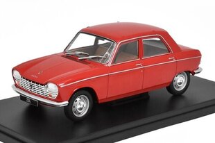 Kolekcinis modeliukas Peugeot 204 1968 Red Wb124181 Whitebox 1:24 kaina ir informacija | Kolekciniai modeliukai | pigu.lt