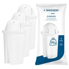 Wessper AquaClassic, 3 vnt. kaina ir informacija | Vandens filtrai | pigu.lt