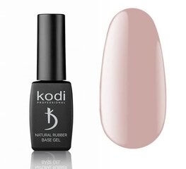 Kaučiukinė bazė su spalva Kodi Natural Beige, 12 ml kaina ir informacija | Nagų lakai, stiprintojai | pigu.lt