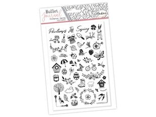 Antspaudų rinkinys Aladine Bullet Journal 53vnt. Spring blister цена и информация | Принадлежности для рисования, лепки | pigu.lt