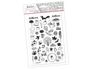 Antspaudų rinkinys Aladine Bullet Journal 50vnt. Autumn blister цена и информация | Принадлежности для рисования, лепки | pigu.lt