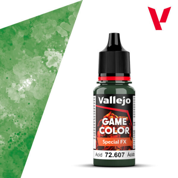 Korekcinė spalva Acid 18 Ml Game Color Special Fx Vallejo 72607 kaina ir informacija | Kolekciniai modeliukai | pigu.lt