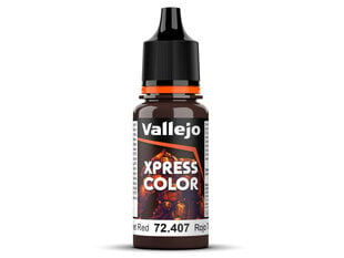 Korekcinė spalva Velvet Red 18 Ml Xpress Color Vallejo 72407 kaina ir informacija | Kolekciniai modeliukai | pigu.lt