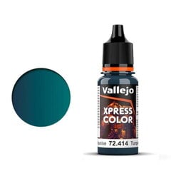 Korekcinė spalva Caribbean Turquoise 18 Ml Xpress Color Vallejo 72414 kaina ir informacija | Kolekciniai modeliukai | pigu.lt