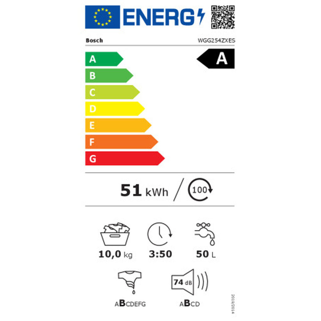 Bosch WGG254ZXES kaina ir informacija | Skalbimo mašinos | pigu.lt