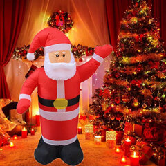 Pripučiamas Kalėdų senelis su LED lemputėmis kaina ir informacija | Kalėdinės dekoracijos | pigu.lt