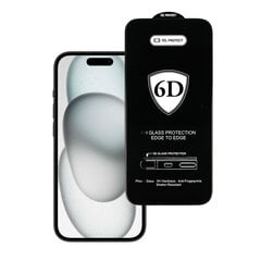 Full Glue 6D - iPhone 15 Pro Max цена и информация | Tempered Glass Мобильные телефоны, Фото и Видео | pigu.lt