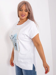 Женская белая блузка больших размеров цена и информация | Женские блузки, рубашки | pigu.lt