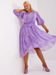 Suknelė moterim Lakerta, violetinė kaina ir informacija | Suknelės | pigu.lt