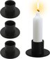 Aorops žvakidės, 4 vnt. kaina ir informacija | Žvakės, Žvakidės | pigu.lt