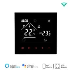WiFi išmanusis termostatas su LCD ekranu ir jutikliniu ekranu dujiniam katilui kaina ir informacija | Laikmačiai, termostatai | pigu.lt
