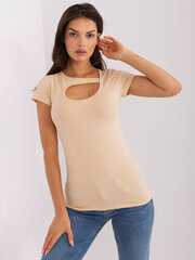 Блуза EM-BZ-HS-21-516.39P ТЕМНО-БЕЖЕВАЯ factory-EM-BZ-HS-21-516.39P-dark beige-L/XL цена и информация | Женские блузки, рубашки | pigu.lt