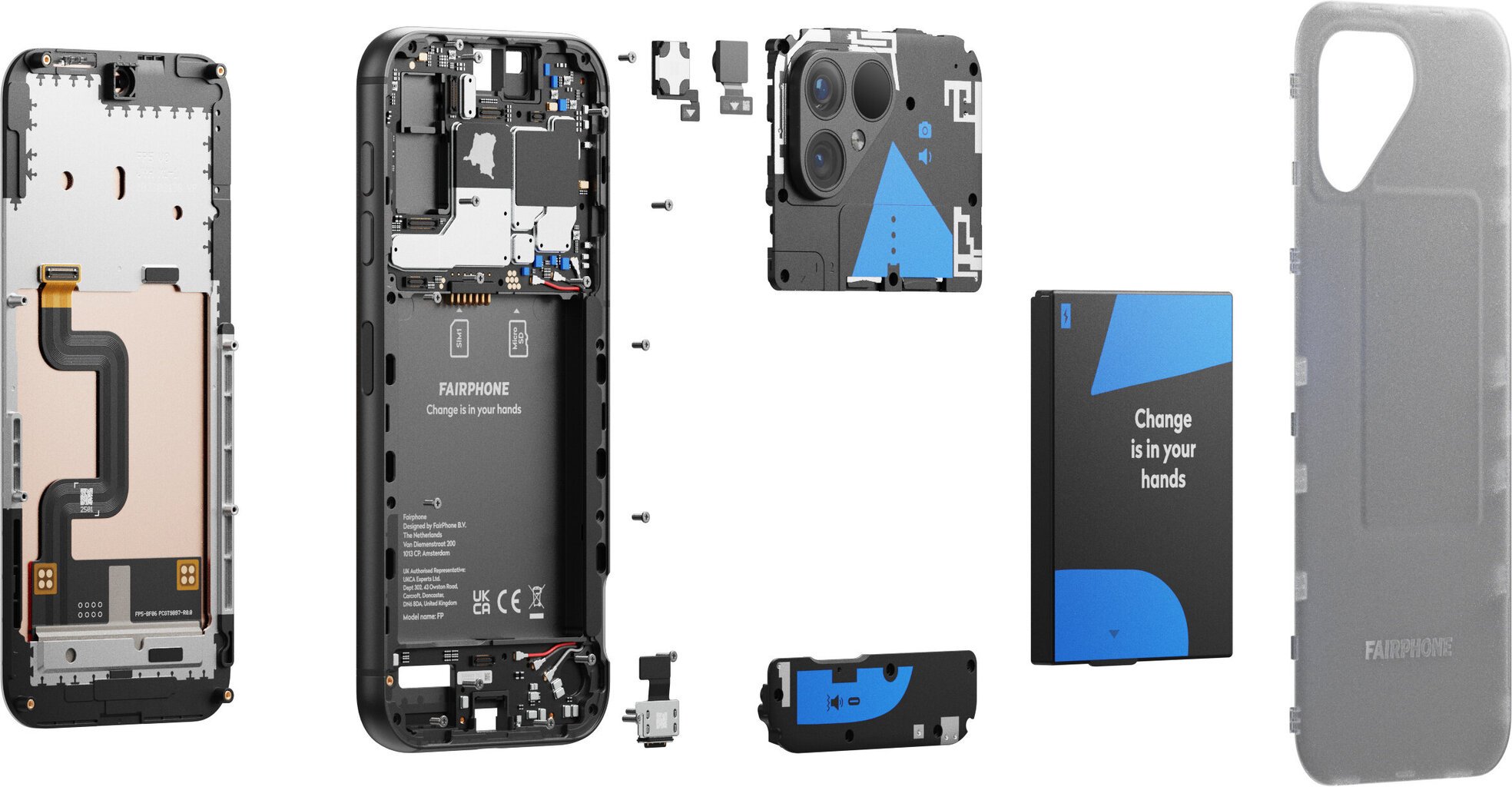 Fairphone 5 5G 8/256GB Transparent цена и информация | Mobilieji telefonai | pigu.lt