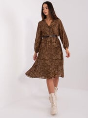 Suknelė moterims Italy Moda, ruda цена и информация | Платья | pigu.lt