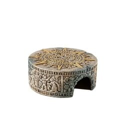 Slėptuvė ropliams Exoterra Aztec Calendar Stone S, 13x4,5 cm kaina ir informacija | Prekės egzotiniams gyvūnams  | pigu.lt