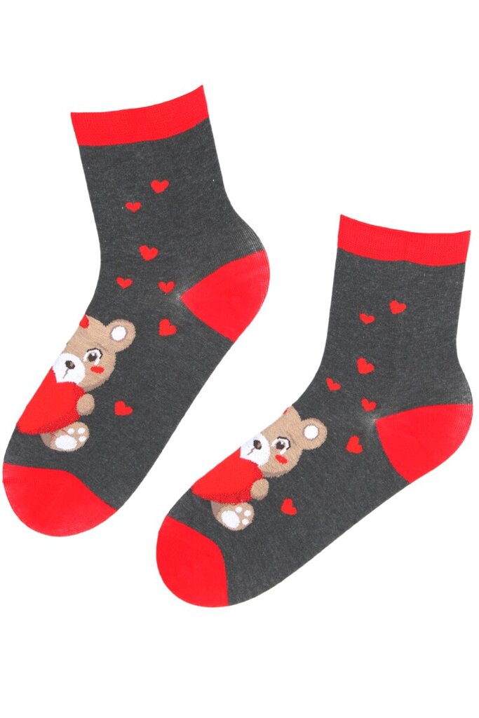 Kalėdinės kojinės moterims Sokisahtel, pilkos kaina ir informacija | Moteriškos kojinės | pigu.lt