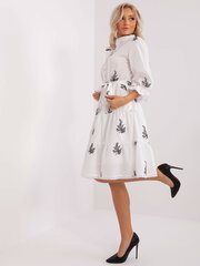 Suknelė moterims Lakerta, balta kaina ir informacija | Suknelės | pigu.lt