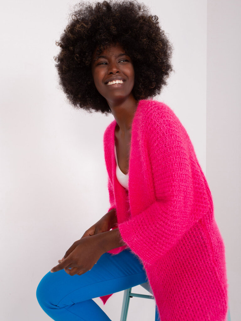 Kardiganas moterims Italy Moda, rožinis kaina ir informacija | Megztiniai moterims | pigu.lt