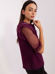 Женский топ, темно-фиолетовый  цена и информация | Женские блузки, рубашки | pigu.lt