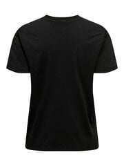 Женская футболка ONLY 15311651*01 5715505711300, черная цена и информация | Женские футболки | pigu.lt