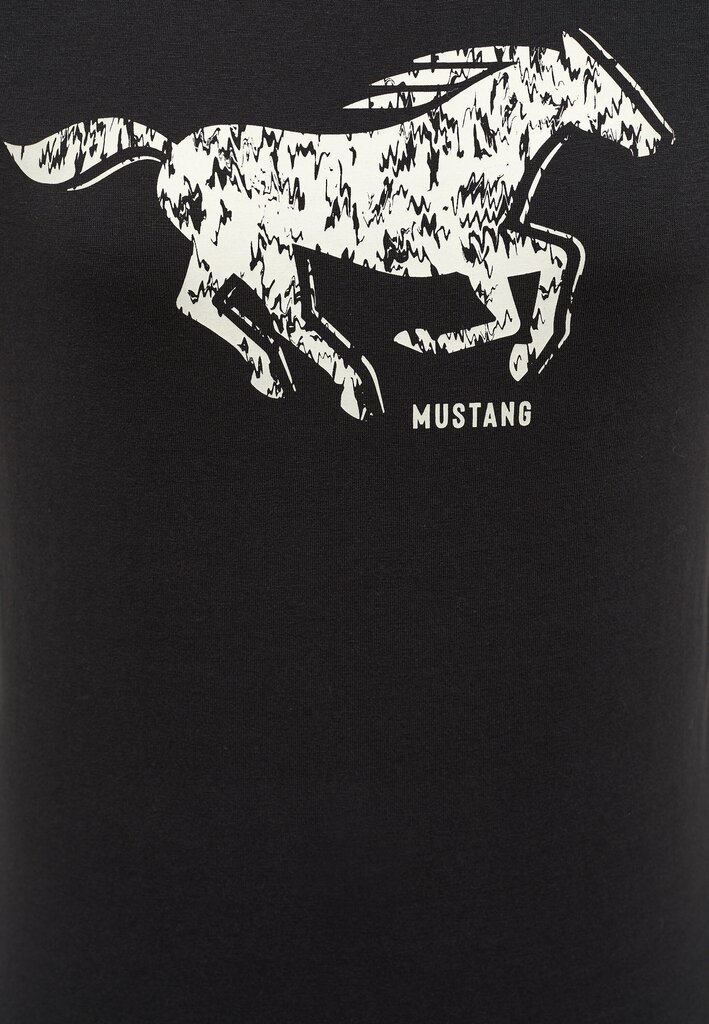 Mustang marškinėliai moterims 1014477*4137, juodi kaina ir informacija | Marškinėliai moterims | pigu.lt