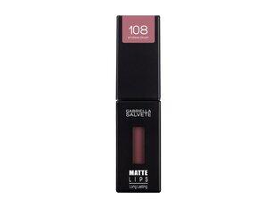 Lūpų dažai Gabriella Salvete Matte Lips 108 Endless Blush, 4,5 ml kaina ir informacija | Lūpų dažai, blizgiai, balzamai, vazelinai | pigu.lt