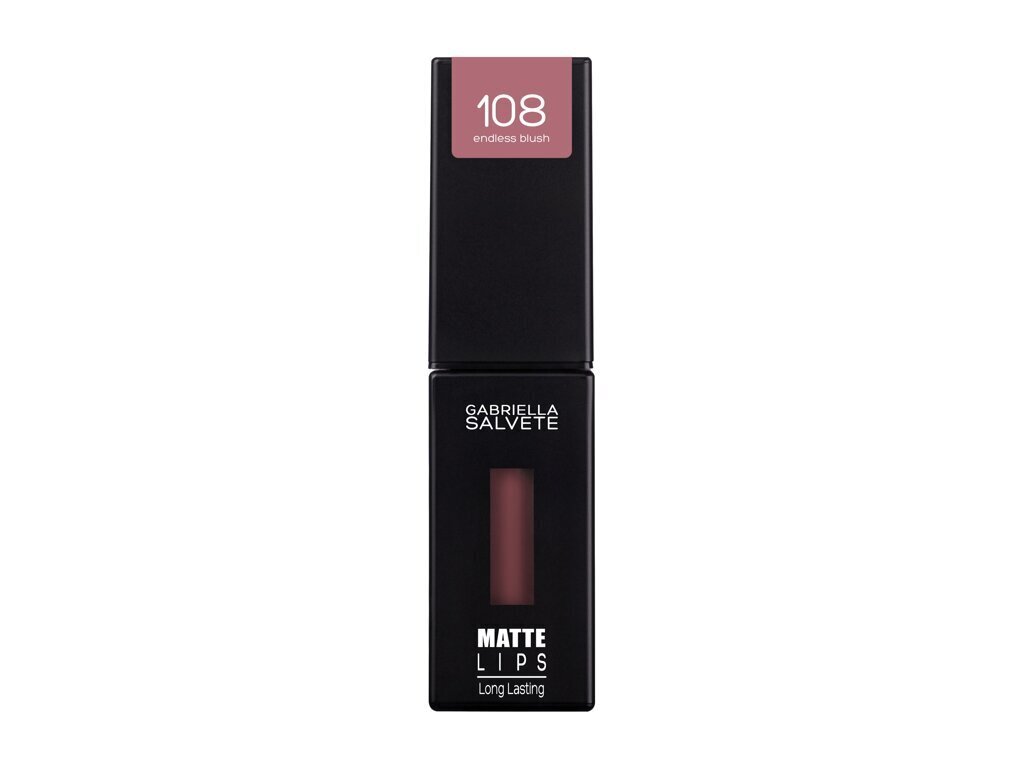 Lūpų dažai Gabriella Salvete Matte Lips 108 Endless Blush, 4,5 ml цена и информация | Lūpų dažai, blizgiai, balzamai, vazelinai | pigu.lt