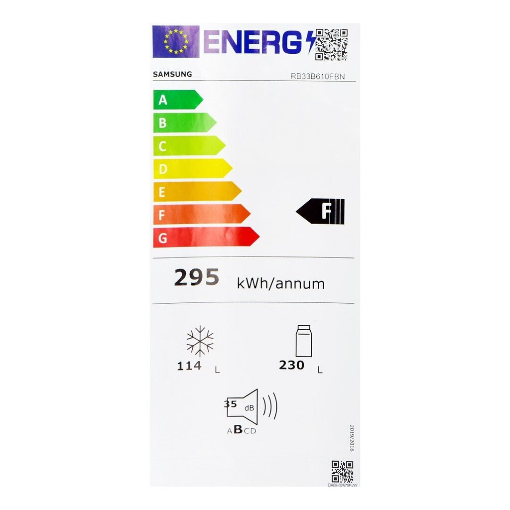 Samsung RB33B610FBN kaina ir informacija | Šaldytuvai | pigu.lt