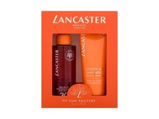 Rinkinys nuo saulės Lancaster Sun My Sun Routine vyrams/moterims: losjonas po deginimosi, 125 ml + drėkinantis aliejus, 150 ml цена и информация | Кремы от загара | pigu.lt