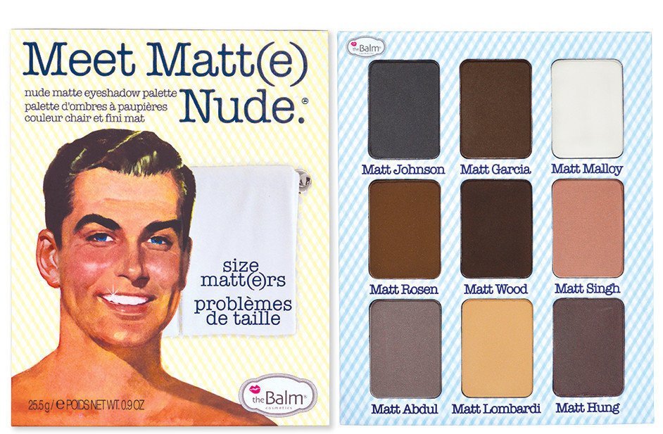 Šešėlių paletė TheBalm Meet Matt(e) Nude 25,5g kaina ir informacija | Akių šešėliai, pieštukai, blakstienų tušai, serumai | pigu.lt