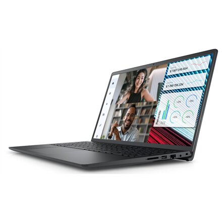 Dell Vostro 15 3520 AG FHD i3-1215U/8GB/256GB/UHD/Ubuntu/ENG /Black цена и информация | Nešiojami kompiuteriai | pigu.lt