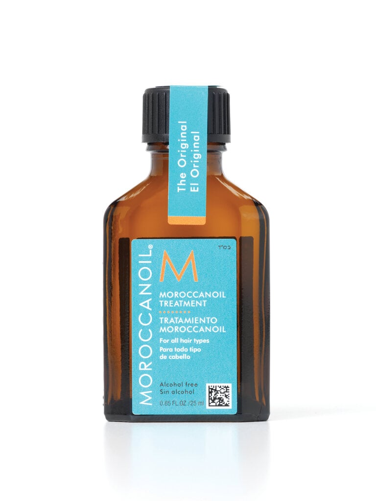 Žvilgesio suteikiantis plaukų aliejus Moroccanoil Treatment Oil 25 ml kaina ir informacija | Priemonės plaukų stiprinimui | pigu.lt