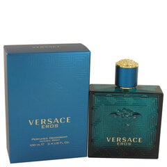 Versace Eros Deospray 100мл цена и информация | Мужская парфюмированная косметика | pigu.lt