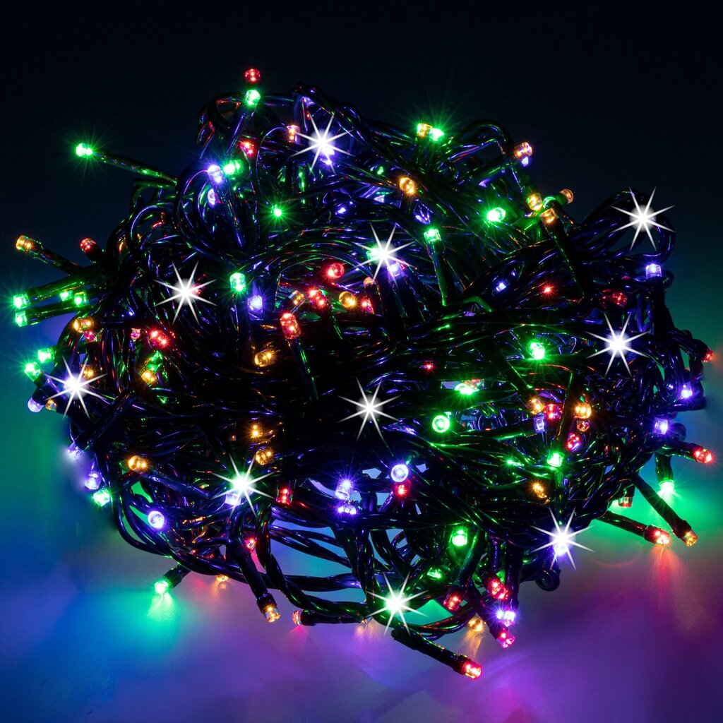 Kalėdinė girlianda, 500 LED, 27.5 cm kaina ir informacija | Girliandos | pigu.lt