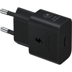 Samsung SAMSUNG Charger 25W without cable black цена и информация | Зарядные устройства для телефонов | pigu.lt