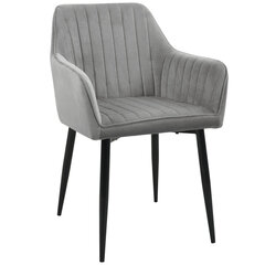 2-ių kėdžių komplektas Akord SJ.040, pilkas kaina ir informacija | Virtuvės ir valgomojo kėdės | pigu.lt