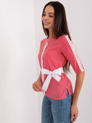 Женская красная блузка больших размеров цена и информация | Женские блузки, рубашки | pigu.lt