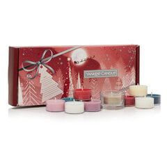 Yankee Candles žvakių rinkinys su žvakide Christmas, 10 vnt. kaina ir informacija | Žvakės, Žvakidės | pigu.lt