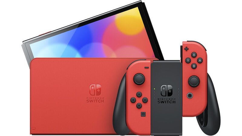 Žaidimų konsolė Nintendo Switch OLED konsolė - Mario Red 