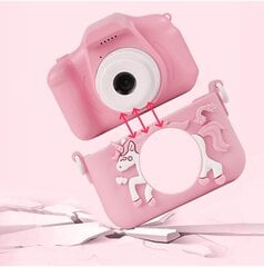 Детская цифровая камера MalPlay Единорог с играми, розовая цена и информация | Игрушки для девочек | pigu.lt
