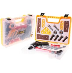 Детский набор инструментов для рукоделия с вращающейся дрелью MalPlay цена и информация | Игрушки для мальчиков | pigu.lt
