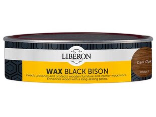 Vaškas Liberon Black Bison 150ml tamsus ąžuolas kaina ir informacija | Impregnantai, priežiūros priemonės | pigu.lt