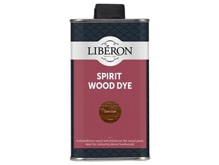 Lakinis beicas Liberon 250ml pagamintas spirito pagrindu tamsus ąžuolas kaina ir informacija | Dažai | pigu.lt