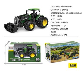 Žaislinis traktorius Korody 1:24 цена и информация | Игрушки для мальчиков | pigu.lt