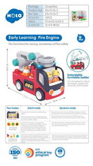 Gaisrinės automobilis su priedais Hola kaina ir informacija | Žaislai berniukams | pigu.lt