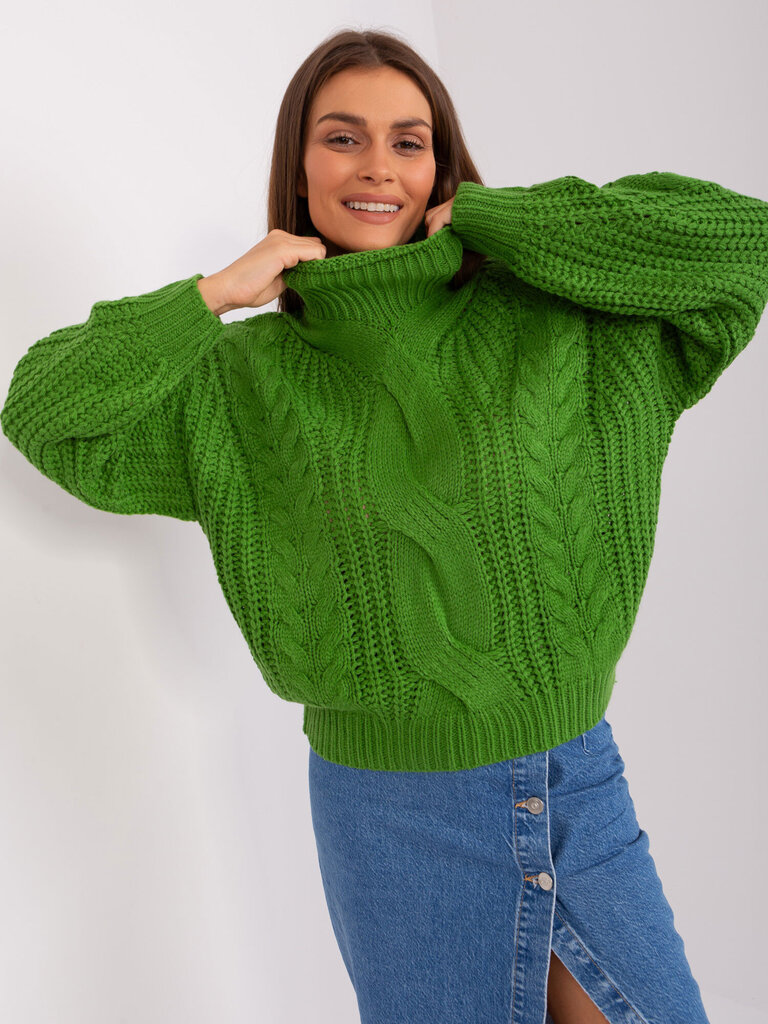 Megztinis moterims Factory Price, žalias kaina ir informacija | Megztiniai moterims | pigu.lt