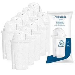 Wessper AquaClassic, 10 vnt. kaina ir informacija | Vandens filtrai | pigu.lt