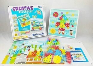 Vaikiškas konstruktorius su atsuktuvu Creative, 116+d. kaina ir informacija | Lavinamieji žaislai | pigu.lt